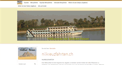Desktop Screenshot of nilkreuzfahrten.ch